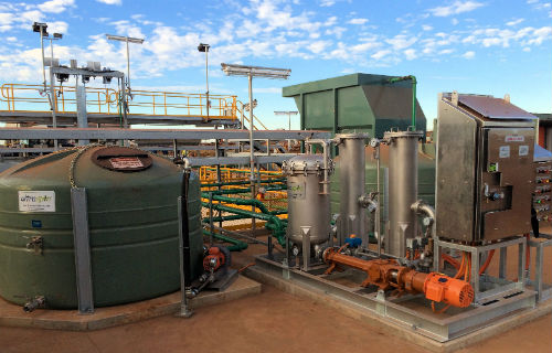 Oil water treatment system