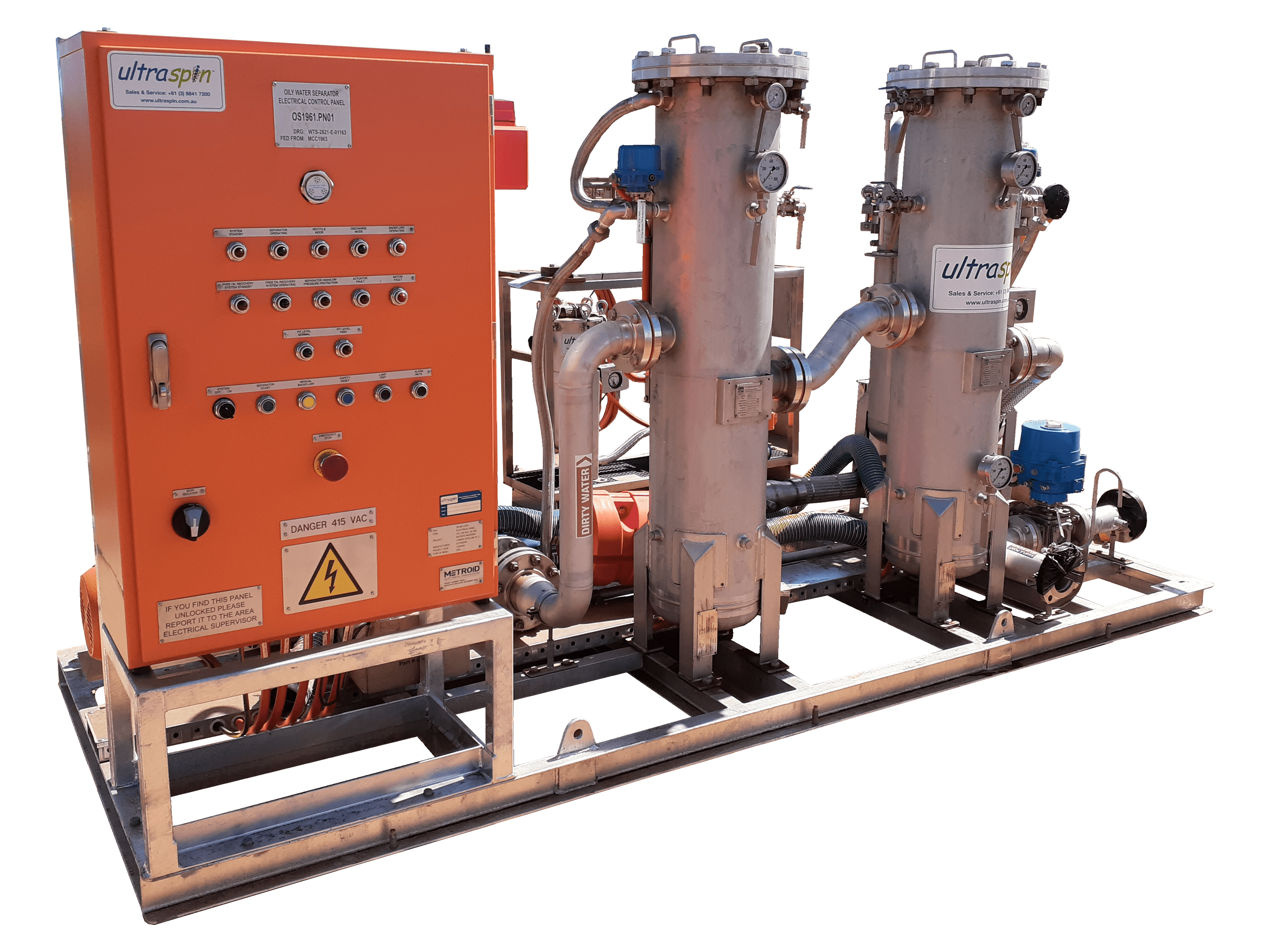 Oil Water Separator - Ultraspin High flow electric